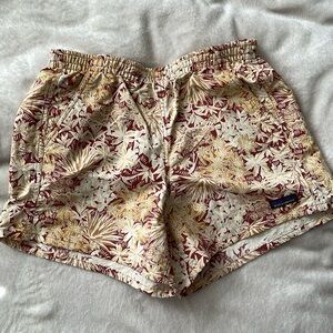 {Patagonia} Floral Print Shorts with Pockets